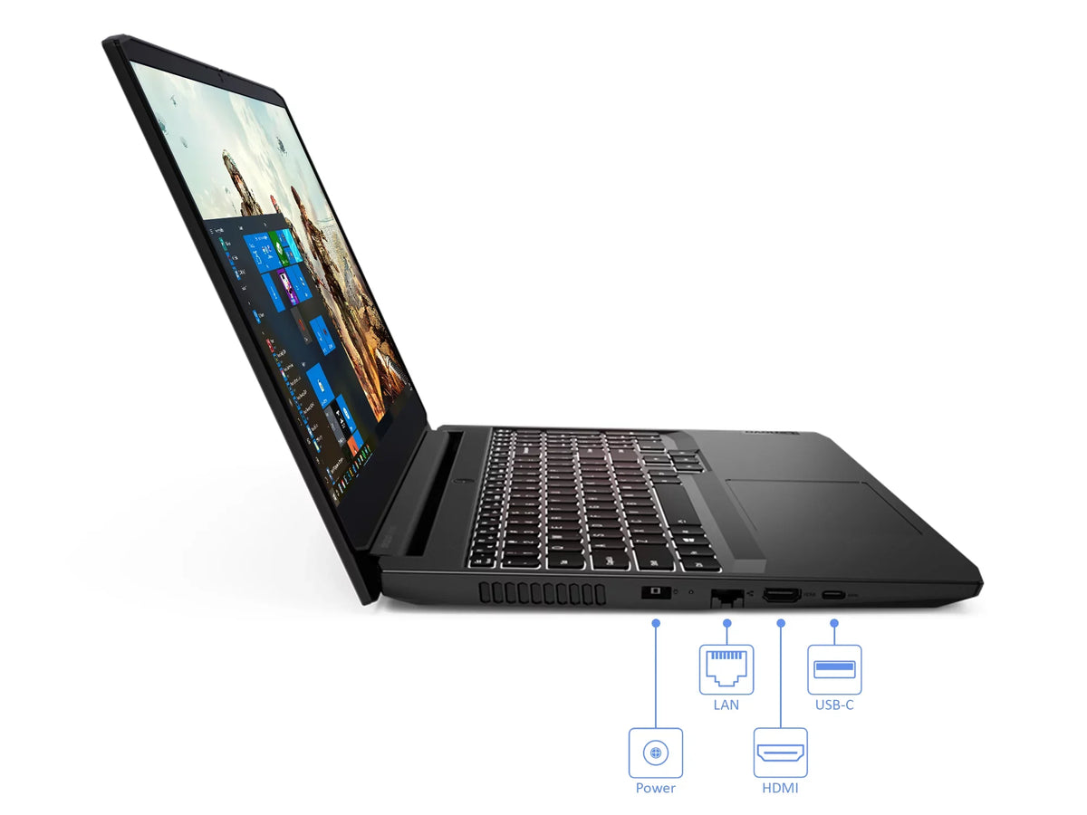 Lenovo IdeaPad 3i Gaming Laptop, 15.6" 120Hz FHD Display, Intel Core i7-11370H Upto 4.8GHz, 16GB RAM, 256GB NVMe SSD + 1TB HDD, NVIDIA GeForce RTX 3050 Ti, HDMI, Wi-Fi, Bluetooth, Windows 10 Pro