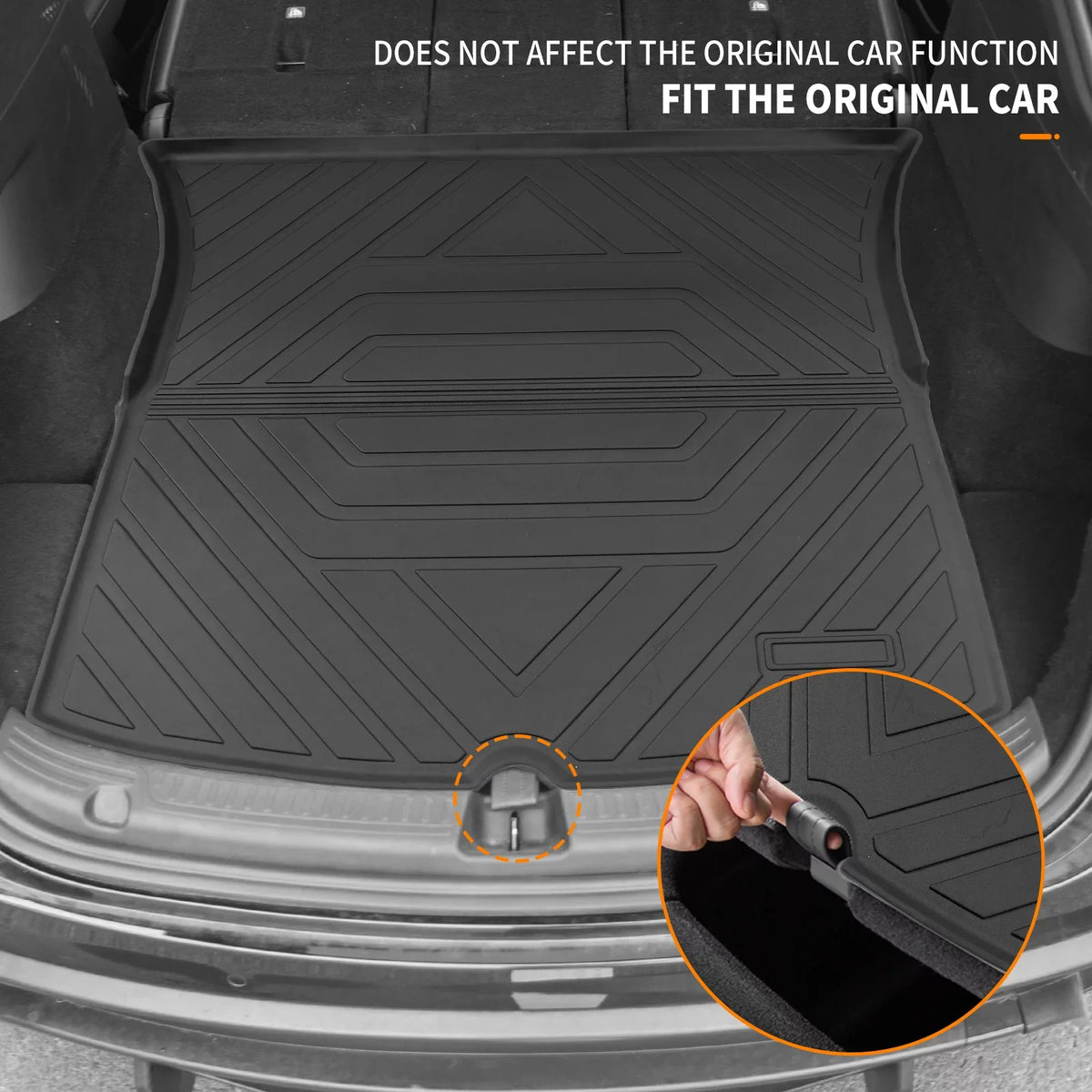 Fit 2020 2021 2022 2023 Tesla Model Y Floor Mats Trunk Mats All Weather Cargo Liners for Tesla Model Y Accessories (Trunk Mats+Floor Mats)