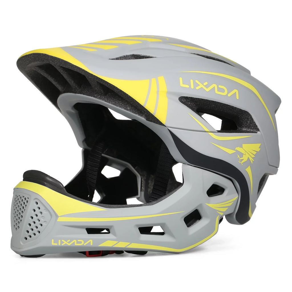 Lixada Kids Safety Bike Helmet Detachable Full Face and Half Face Helmet