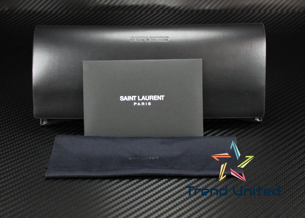 SAINT LAURENT SL 455 001 Rectangular Scarlet Acetate Black 56mm Men's Sunglasses