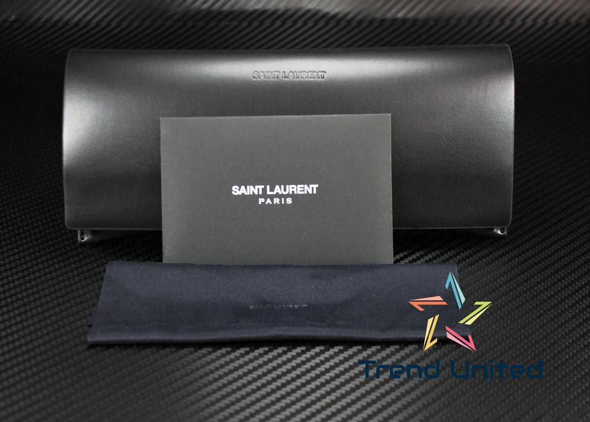 SAINT LAURENT SL 455 001 Rectangular Scarlet Acetate Black 56mm Men's Sunglasses