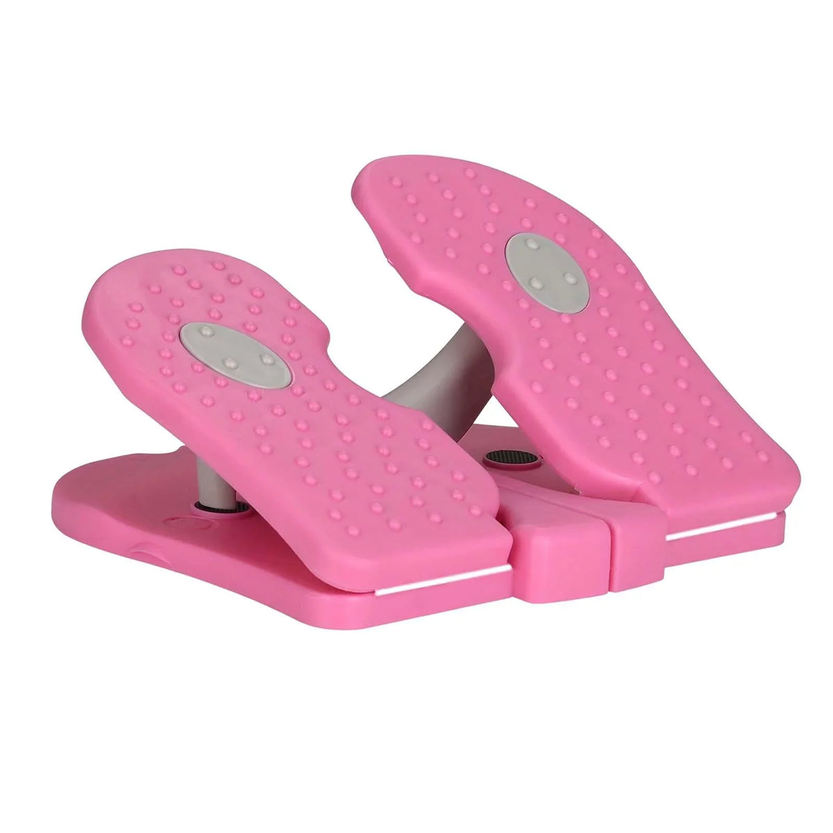 2pcs Folding Stepper, Fitness Stepper, Office Living Room Home Bedroom under Tabletop Climber Training Workouts Foot Machine Fuchsia and Blue