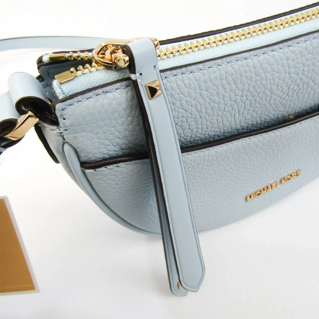 Pre-Owned Michael Kors DOVER 35R3G4DC5L Female Leather Shoulder Bag Light Blue (Good)