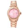 Invicta Feminine 14369 Angel Blush Dial Rose Gold Bracelet Quartz Dive Watch