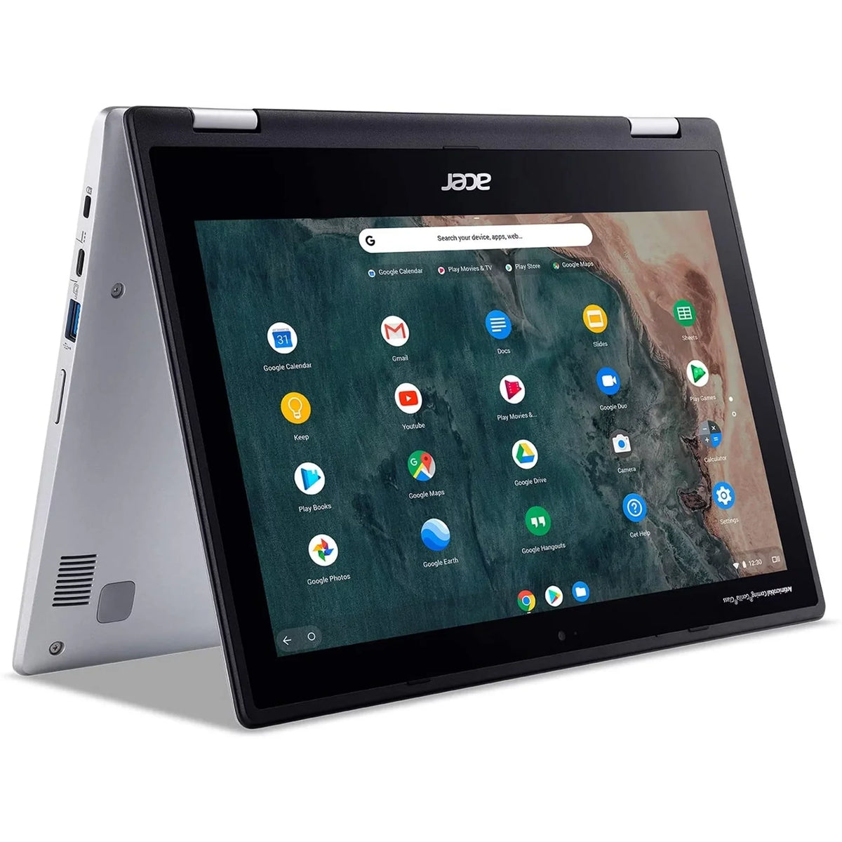 Acer Chromebook Spin 311 CP311-3H-K3WL 11.6" Touch 4GB 32GB eMMC MediaTek® MT8183C, Pure Silver (Used - Good)