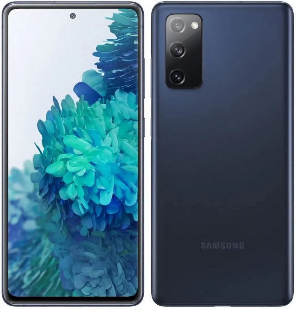Crimson Samsung Galaxy S20 FE 5G G781V (Verizon Unlocked) 128GB Cloud Navy (Grade A) w/ Wireless Charger (Refurbished)