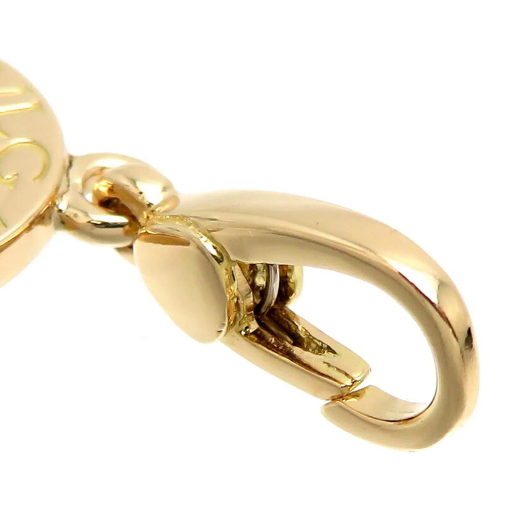Pre-Owned BVLGARI Female and Men's Charm 750 Yellow Gold (Good)