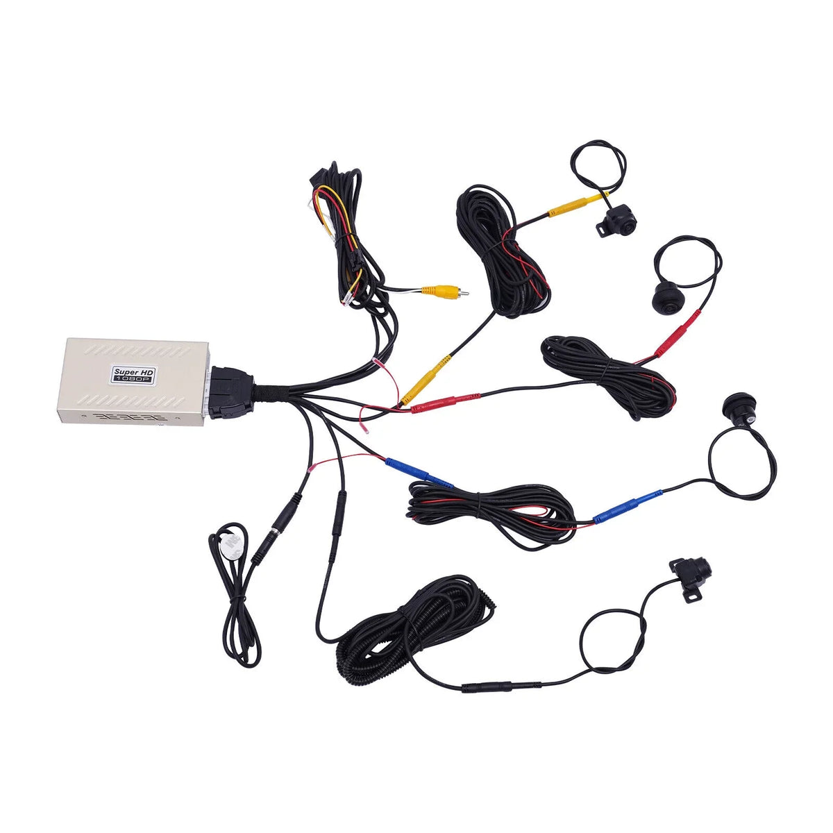 Denest HD Car 360 Bird View Surround System DVR Record Backup Camera parking monitoring