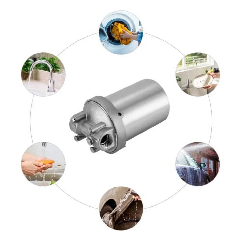 Commercial Heavy Duty Water Filter Shell Housing- 5" Filter 3/4" Inch Npt Inlet