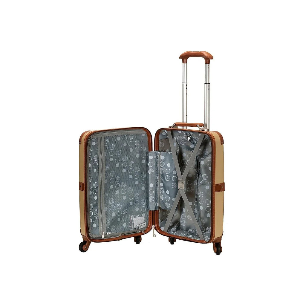 Rockland Luggage Stage Coach Hardside Rolling Trunk, F2291