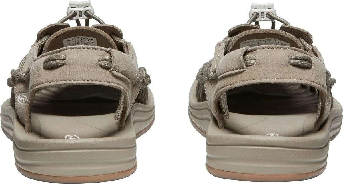 KEEN Men's UNEEK TIMBERWOLF/PLAZA TAUPE Classic Two Cord Sandals Proportion 13 M | Original Open-air Sneaker | Eco Anti-odor | Adaptable Fit | Insole with Arch Support | Soft Microfiber Lining