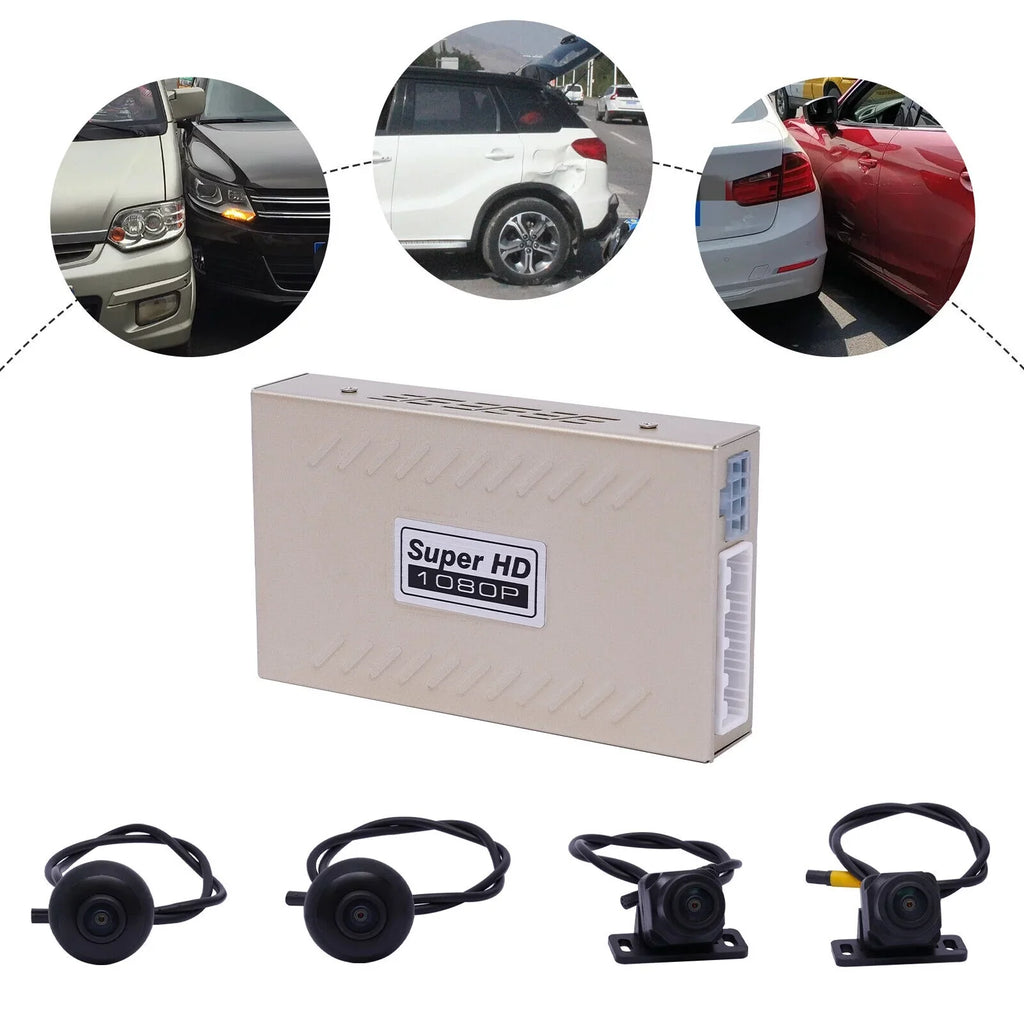 MONIPA 360° Lens Car DVR Dash Cam Video Recorder CMOS Image Sensor Rear Camera