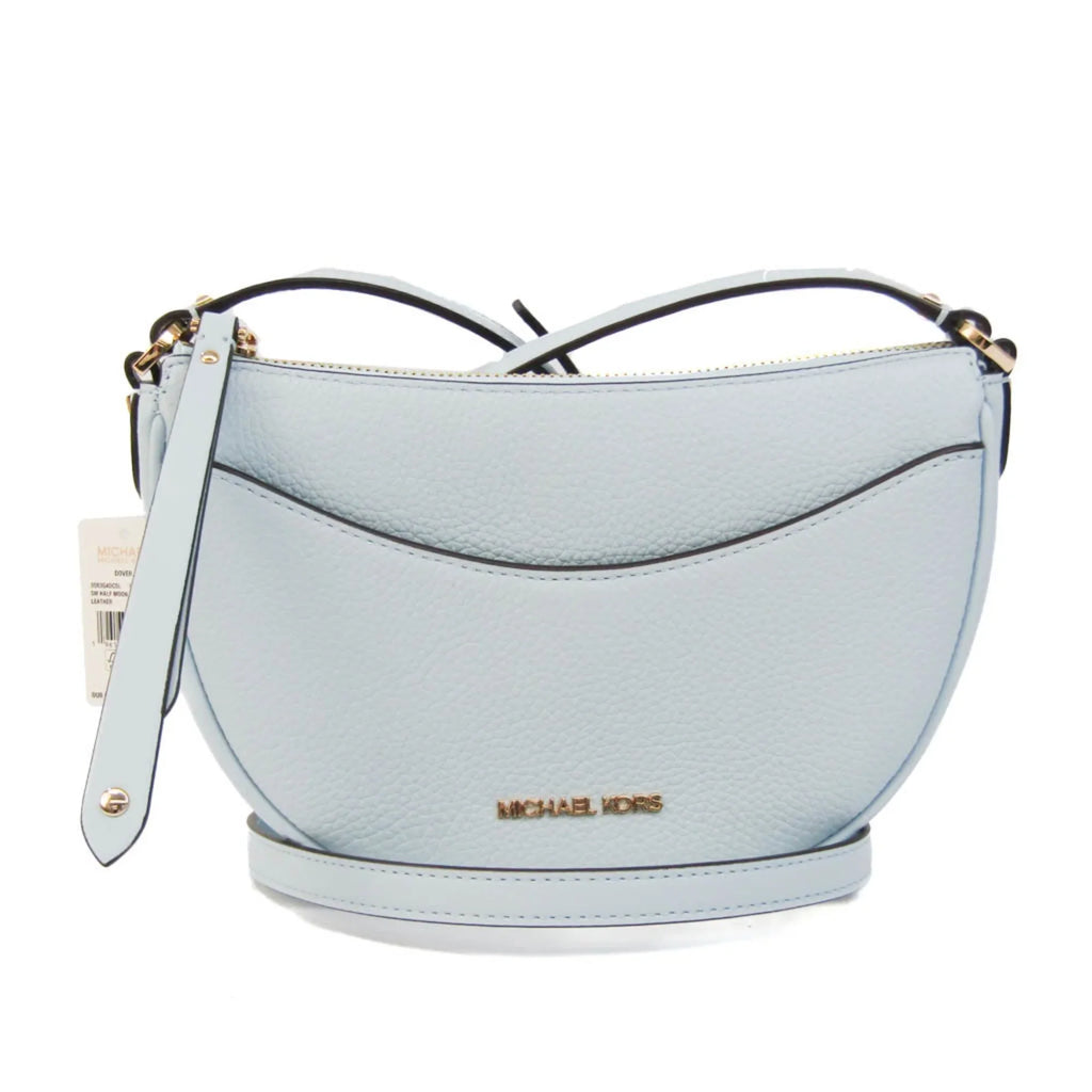 Pre-Owned Michael Kors DOVER 35R3G4DC5L Female Leather Shoulder Bag Light Blue (Good)