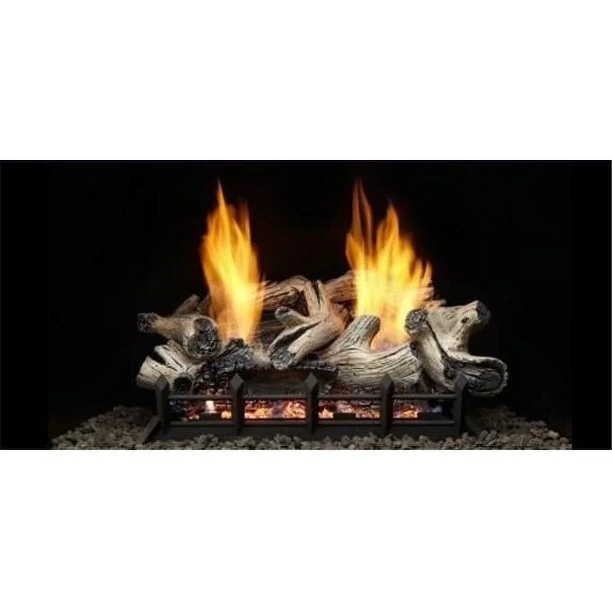 Monessen BC30-R 30 in. Beachcomber Burncrete Refractory Log Set for Natural Blaze VF 24 in. Burner - 6 Piece