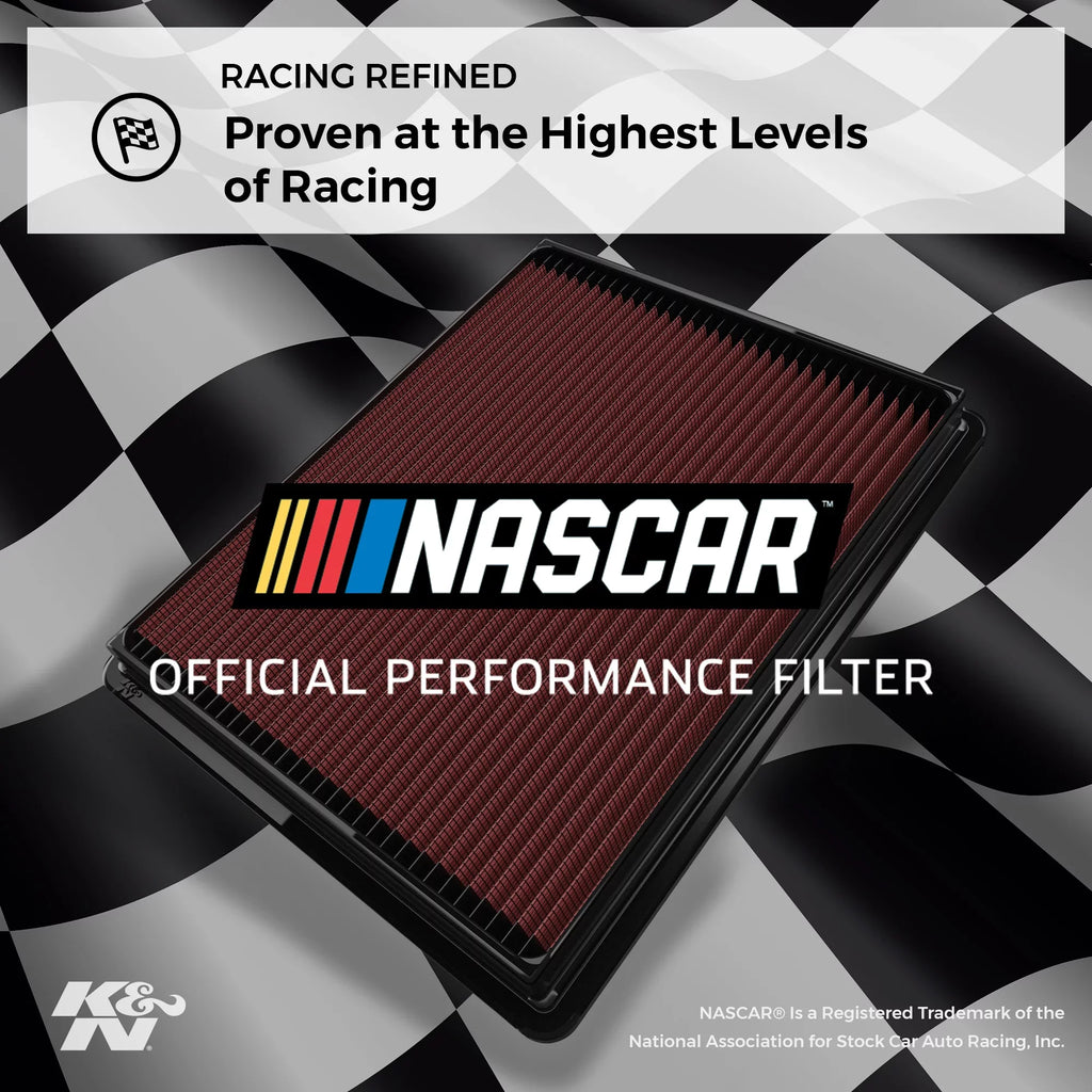 K&N Engine Air Filter: High Performance, Premium, Washable, Replacement Filter: 2016-2019 Chevy Camaro (SS, ZL1) V8, 33-5047