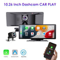 JLLOM 10.26inch 1080P Touch Screen 2K Dash Cam Car Wireless CarPlay Android Auto USA