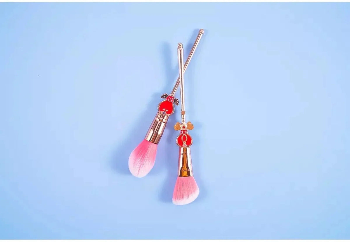 Magenta Sakura Sailor Moon Anime Makeup Brush Set