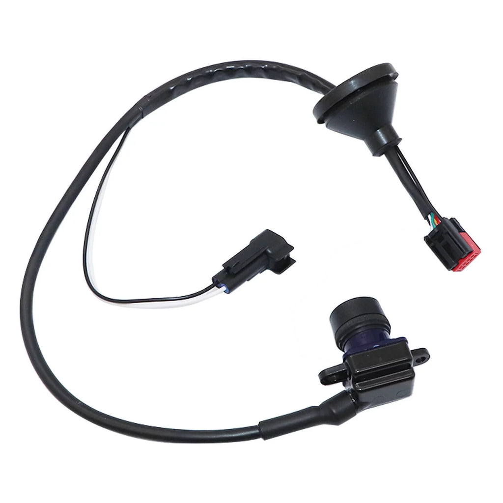 Onemayship Rear Back Up Camera for Dodge Grand Caravan 2011-2020, 130° Detection Angle, Crimson Connection, Distance Line