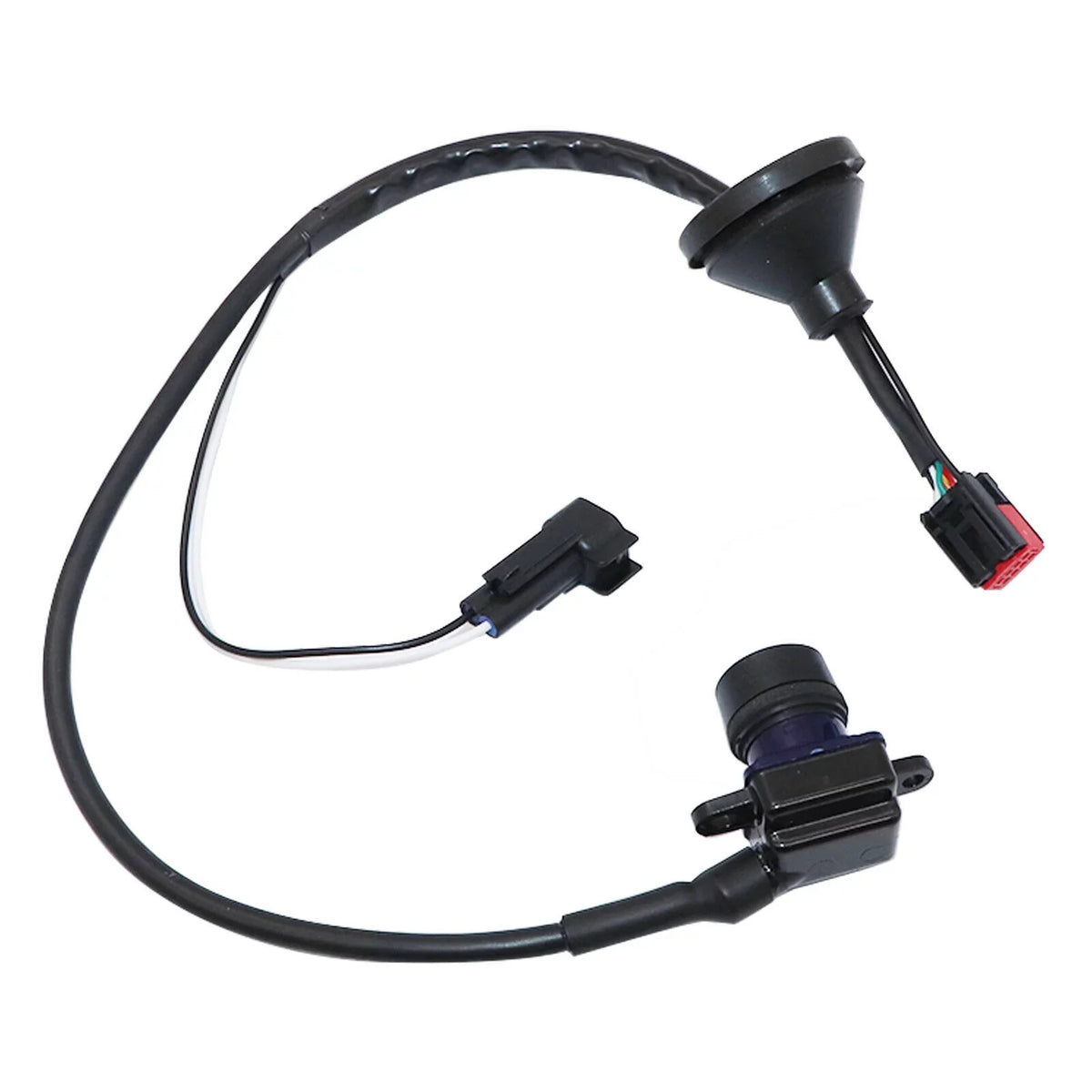 Onemayship Rear Back Up Camera for Dodge Grand Caravan 2011-2020, 130° Detection Angle, Crimson Connection, Distance Line
