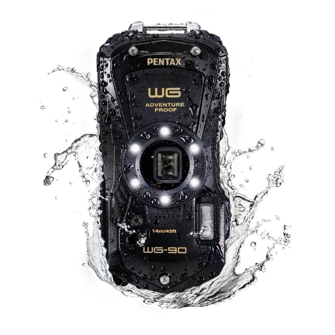 Ricoh Imaging PENTAX WG-90 All Weather Adventure Compact Camera with Tough Body Construction, Exceptional Image Quality and Underwater Shooting Mode (Black)