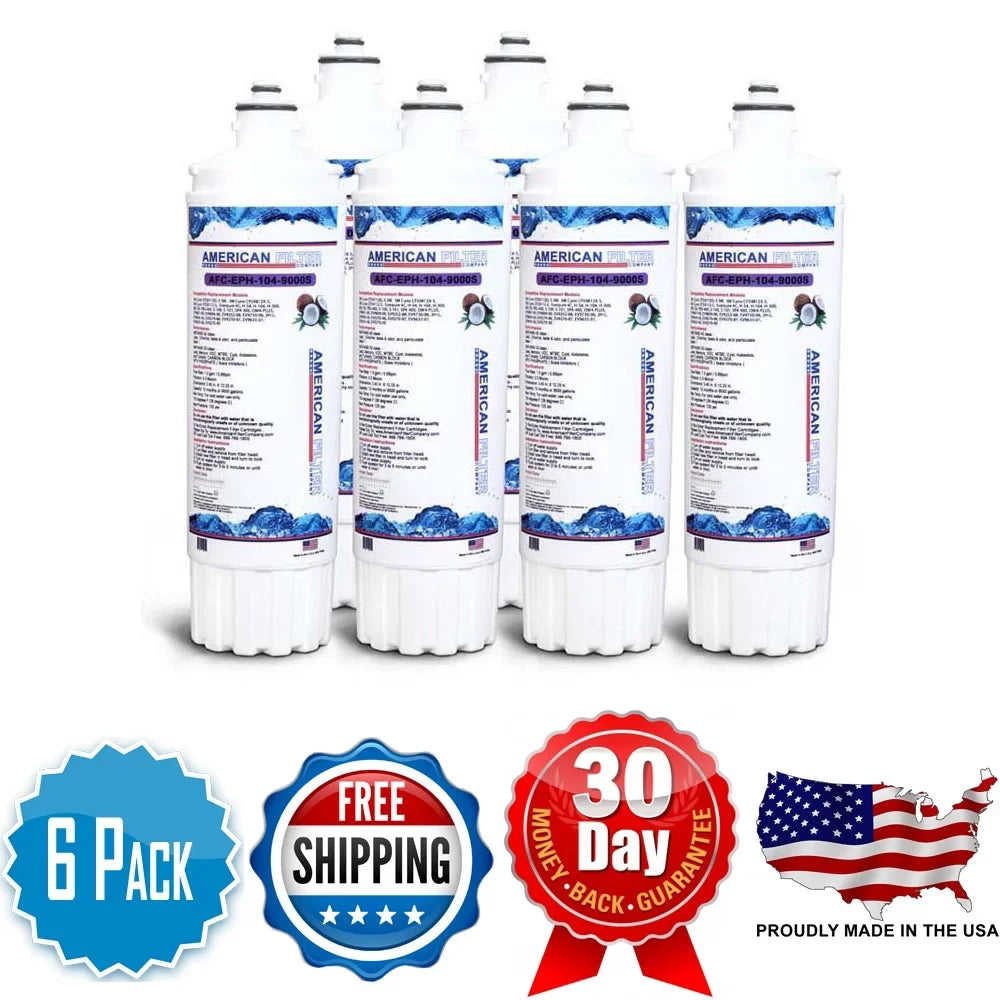 AFC Brand , Water Filters , Model # AFC-EPH-300-12000SK , Compatible with Pentair® i2000 EV961222 - 6 Filters - Made in U.S.A.