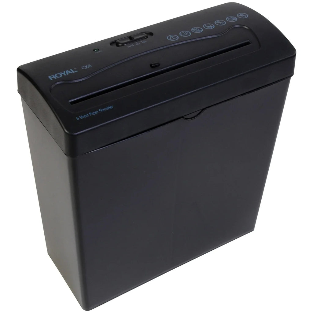 Royal CX6 6-Sheet Crosscut Paper Scarlet