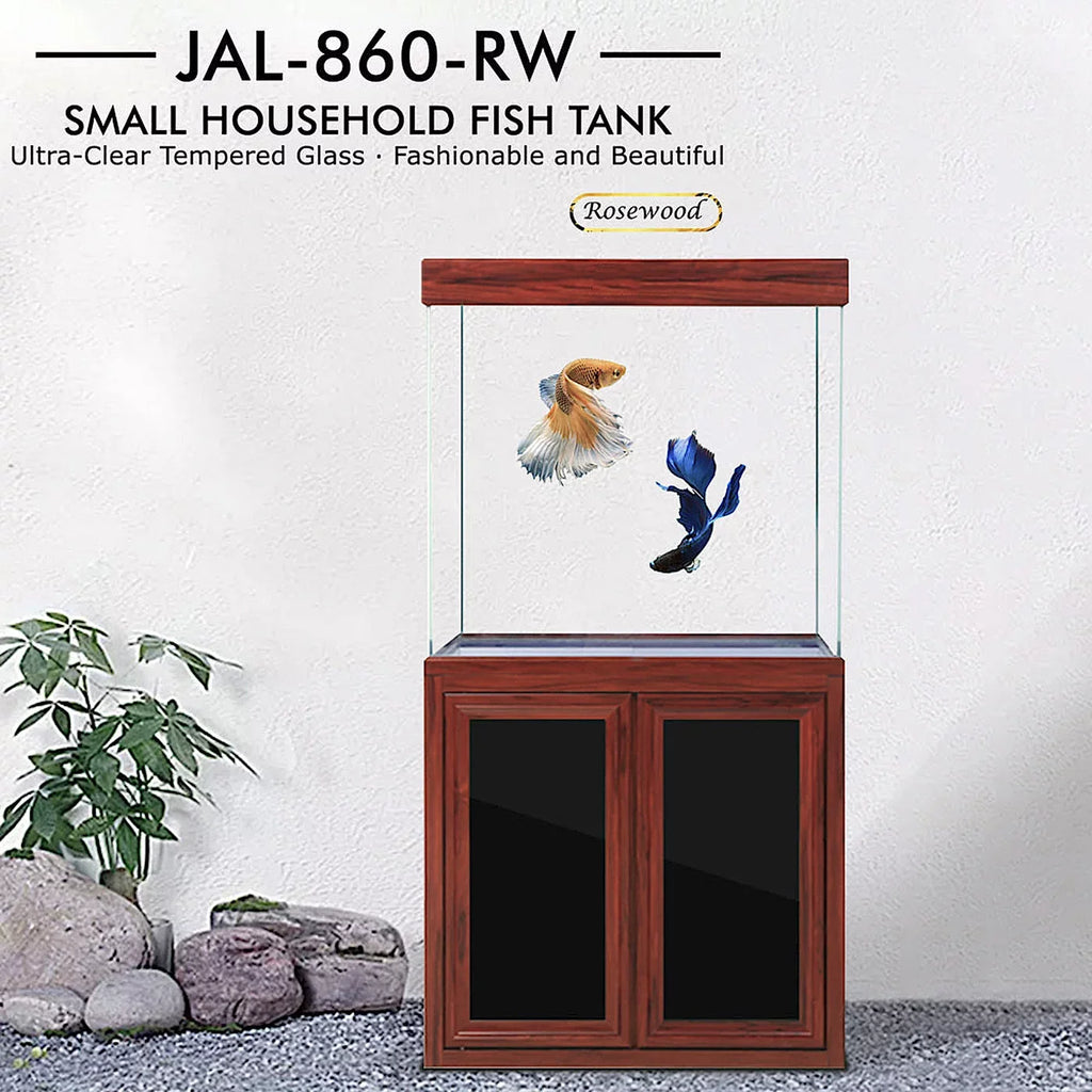 Aqua Dream 50 Gallon Burgundy Glass All-in-one Aquarium Scarlet
