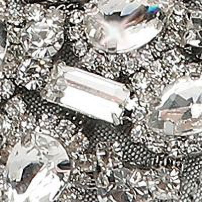BADGLEY MISCHKA Girls Silver Toe Strap Metallic Rhinestone Round Toe Block Heel Buckle Gown Sandals Shoes 7