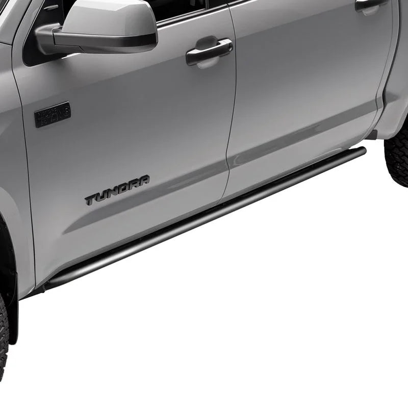 N-Fab by RealTruck Rkr Rails | Scarlet Black | T074Rkrcc | Compatible with 2007-2021 Toyota Tundra Crewmax All Beds, SRW Gas