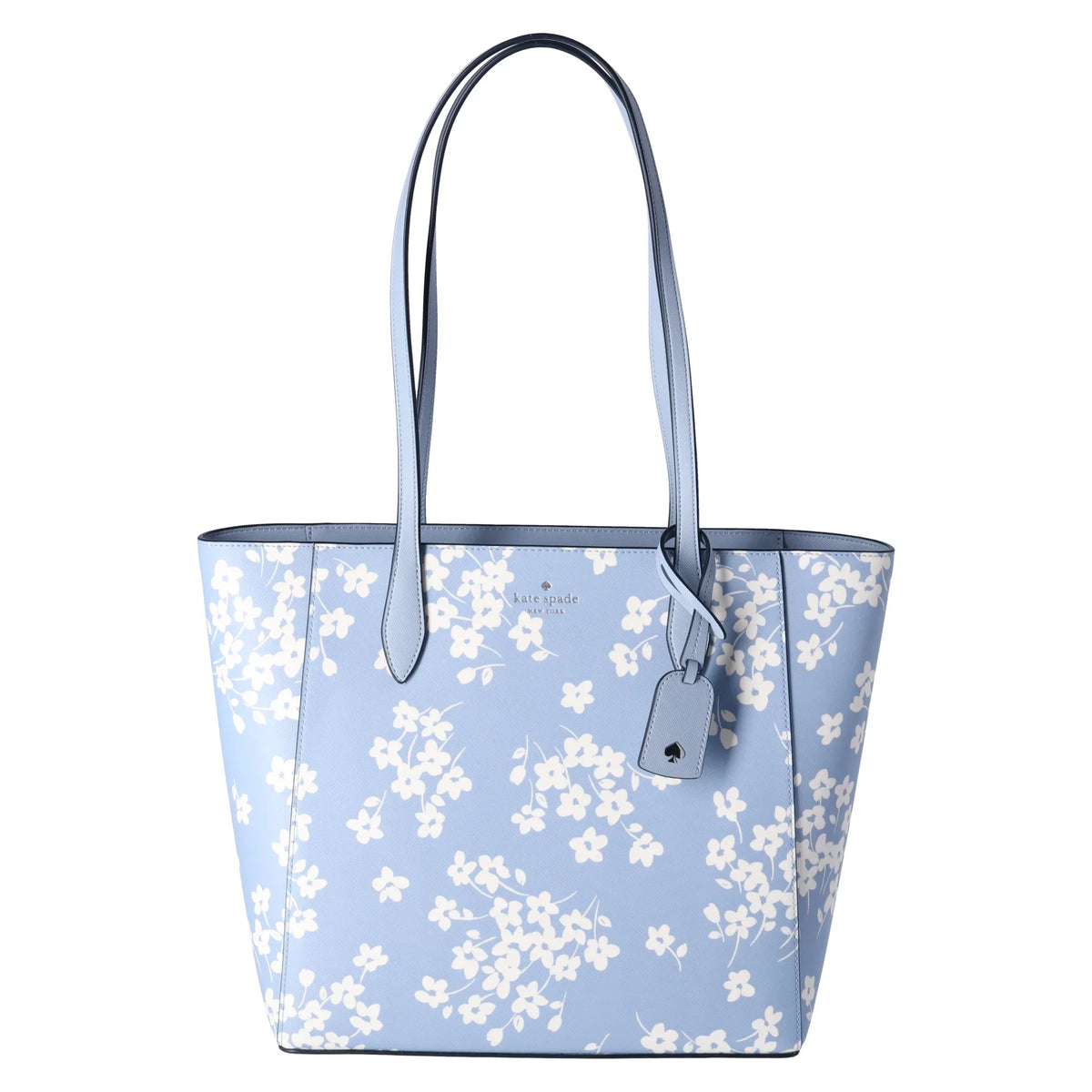 Kate Spade New York Dana Tote Shoulder Work Bag Purse Seet Flora Muted Blue