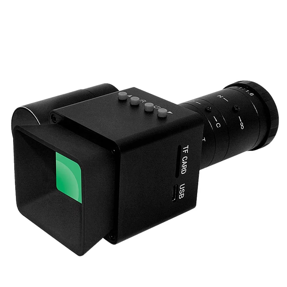 Walmeck 1080P Portable Night-Visions Device Day Night Use 1.54Inch Display Photo Taking Video Recording Burgundy Digital Vedio Camera for Fishing Boating Observation