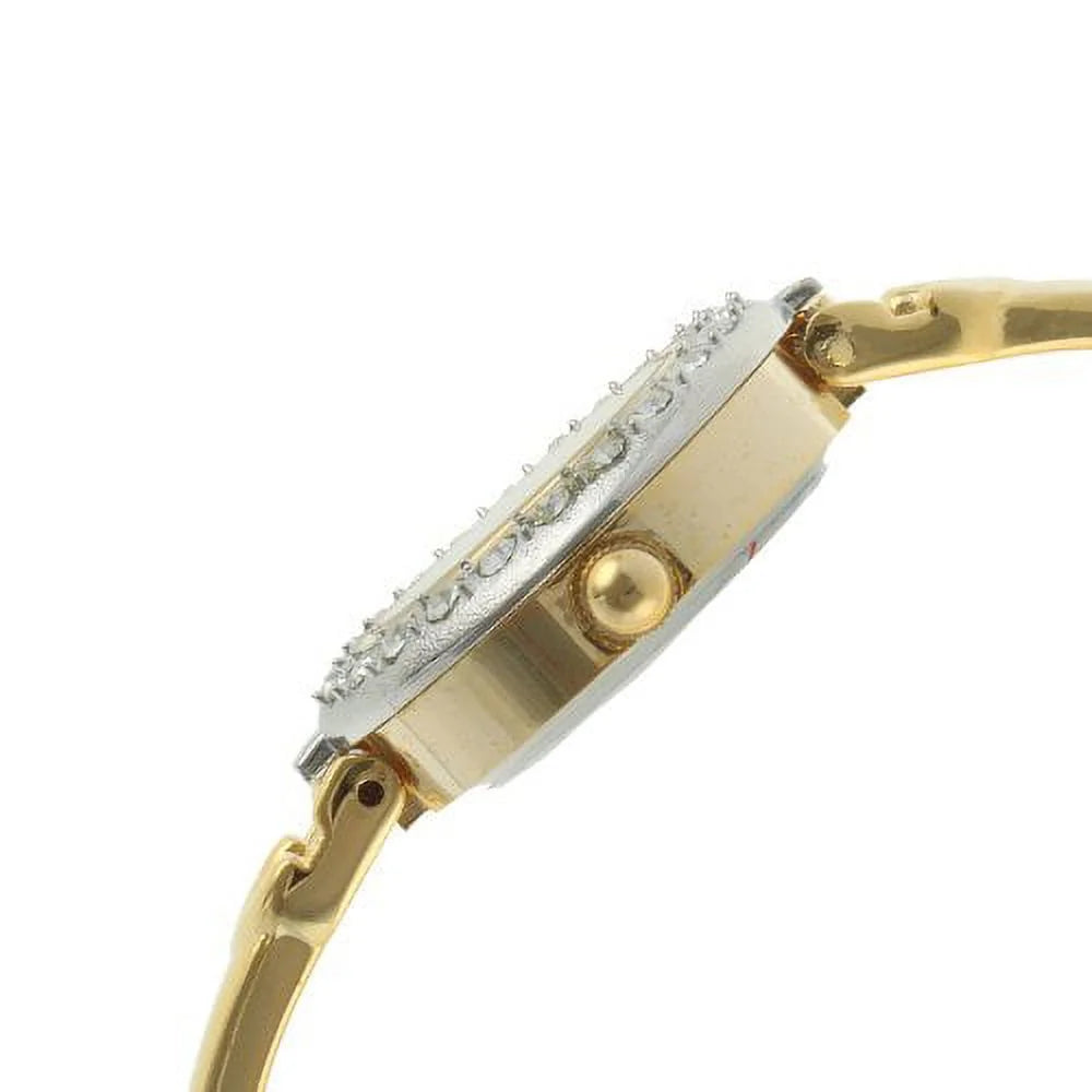 ST3 Female Gold-Tone Half Bangle Gift Set Watch
