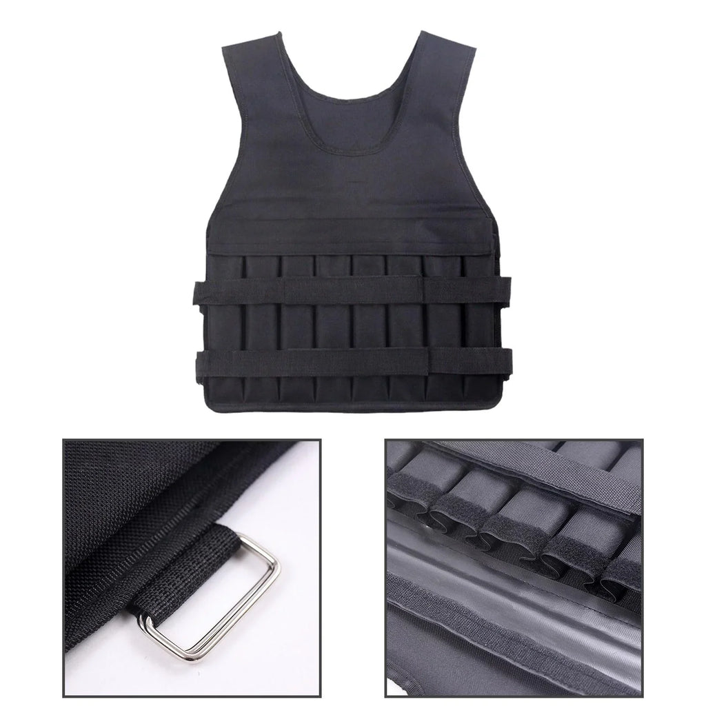 yotijar Loading Vest 20kg Loading Max Loading 3kg for Men and Ladies Body Weight Vest